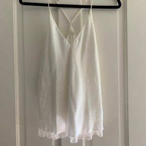 White Free People V-Neck Tank